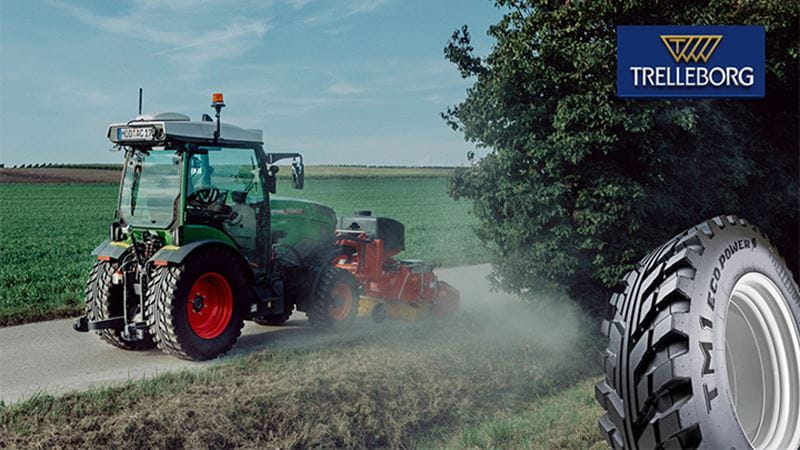 Trelleborg prépare l'avenir de l'agriculture en lançant le pneu TM1 ECO  POWER : le choix d'un pneu durable